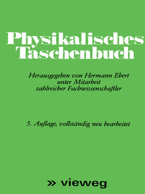 cover image of Physikalisches Taschenbuch